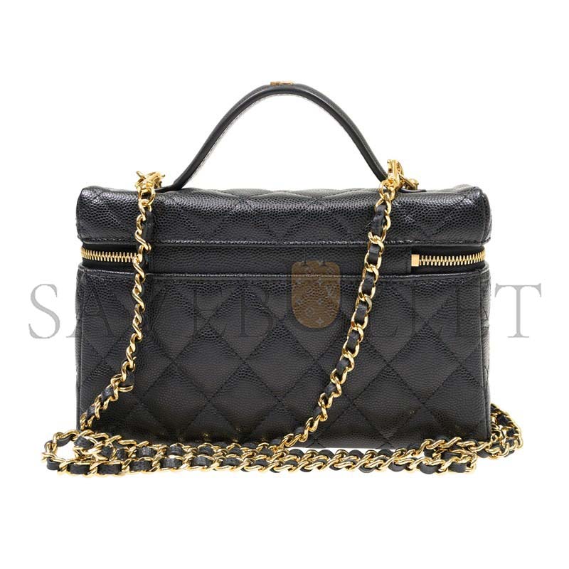 CHANEL CAVIAR QUILTED TOP HANDLE AP4407 (19.5*17*5cm)